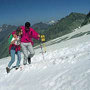 Sommer auf dem Stubai Gletscher